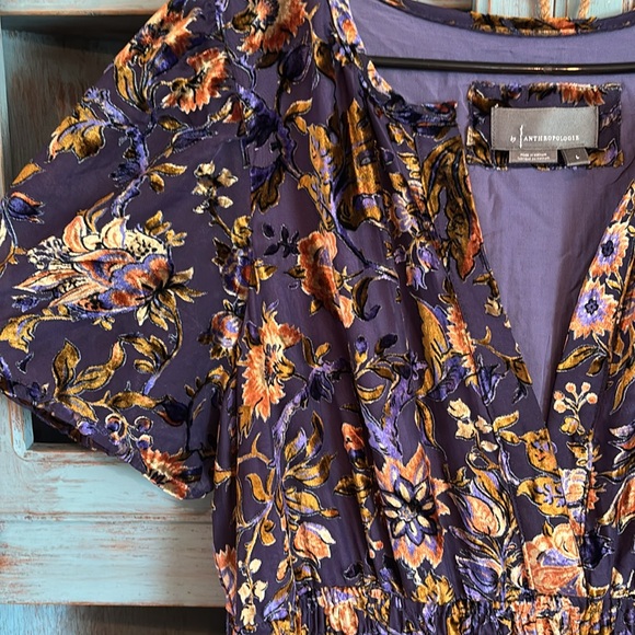 Christmas dress or New Year’s Eve Anthro dress size large - Picture 12 of 12